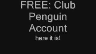 FREE: Club Penguin Account!