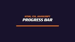 Progress bar on scroll | HTML, CSS, JavaScript