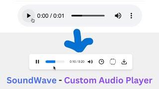 Custom HTML5 Audio Player for Website - Sowndwave