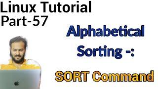 Linux Tutorial 57 - sort command in Linux | Linux SORT Command example | How to use sort command