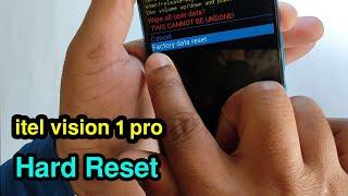 itel L6502 Factory Reset | itel vision 1 pro Pattern Unlock 2021/ itel vision 1 pro Hard Reset