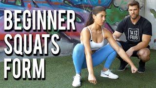 SQUATS FOR BEGINNERS | 3 Easy Tips for Better Squats Form!