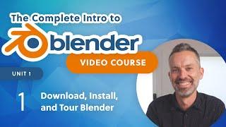 Blender Beginner Tutorial – Download, Install & Tour Blender