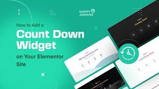 How to Add a Count Down Widget on Your Elementor Site