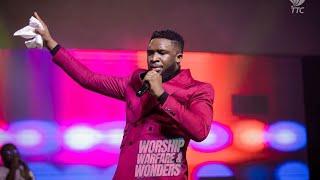 EBUKA SONGS POWERFUL SOAKING WORSHIP AT TCC ABUJA WITH REV SAM OYE - HOLY GROUND