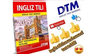 DTM ingliz tili test tahlili. THE PREPOSTION / THE CONJUCNTION