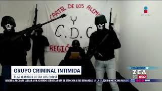 Grupo criminal amenaza a gobernador de San Luis Potosí | Noticias con Francisco Zea