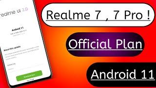  Android 11 ~ Realme 7 , 7 Pro Realme UI 2.0 Stable Update ~ Realme 7 Android 11 Official Update