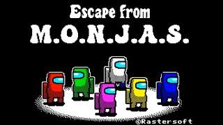 Escape from M O N J A S  (c) 2021 Rastersoft p/ Zx Spectrum - RETROJuegos Homebrew