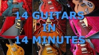 14 Guitars in 14 minutes - Sound Comparison PART 1/2