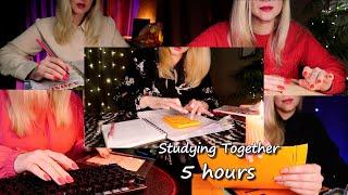 ASMR Study & Work With Me  Collection / 5 HOURS   Unintelligible Whisper