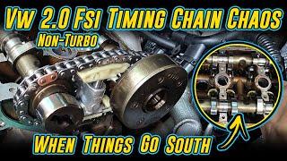 How To Replace A VW 2.0 FSI Timing Chain | VW Golf/Jetta Mk5