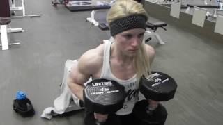 Hailey Delf - Chest and Delts 7 weeks out of JR USAs