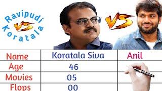 Koratala Siva Vs Anil Ravipudi | Koratala Siva biography | Anil Ravipudi biography | Acharya | F3