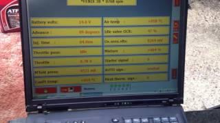 Citroen XM V6 live data with lexia