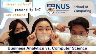 NUS Computing: Computer Science vs. Business Analytics