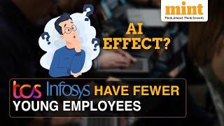 TCS, Infosys, Have Fewer Young Employees | Is AI Eating Up Entry-Level Jobs? | Details