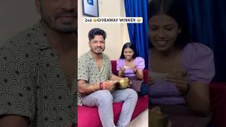 SNEHA‘S LAZIZ MASALA  GIVEAWAY WINNER  #shorts #lovemarriagecouplevlog #giveaway