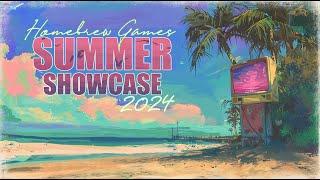 Homebrew Games Summer Showcase 2024 (Runtime 34 mins)