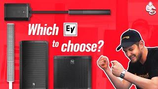 Electro-Voice PA Speaker Round Up! - EV ZLX, ELX, EKX and Evolve Column Arrays