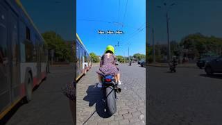 Пропустил самое ИНТЕРЕСНОЕ.. Когда понял, что ОБГОНЯТЬ было лишним #bikelover #motoraido #мото