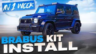 BRABUS G63 KIT INSTALL IN ONE WEEK + NEW BRABUS BUILDS