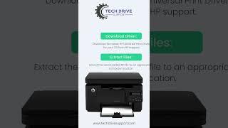 How to Install HP Universal Print Driver | Techdrive Support inc #techdrivesupport #shorts #printer