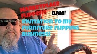 Invitation to my YouTube channel Marketplace Flipper a furniture flipping channel