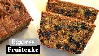 Eggless Fruit Cake with Buttermilk : Simple and Easy Recipe.