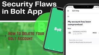 Security Flaws In Bolt Ride App And How To Completely Delete Your Account