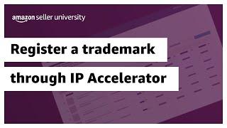 Register a trademark through IP Accelerator