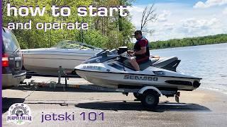 How to start and operate a PWC jetski