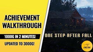 One Step After Fall - UPDATED TO 3000G! Achievement Walkthrough (1000G IN 2 MINUTES) Title Update #2