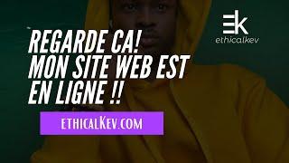 Mon site web est enfin disponible ! #ethicalkev