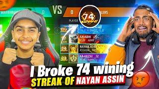 First Time Broke 74 Winning Streak Of Nayan Asin  Aditech Vs Nayan Asin  गुस्सा हो गया ||