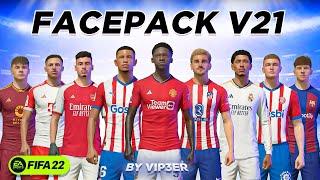FacePack V21 By ViP3eR For FIFA22 (FREE) + Tutorial | TU17