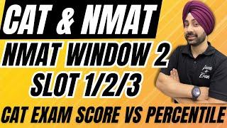 CAT Exam 2024 Slot 1/2/3 Review | CAT Score Vs Percentile | NMAT Window 2 Analysis