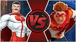 OMNI-MAN vs TIGHTEN! (Invincible vs Megamind) | CARTOON FIGHT CLUB