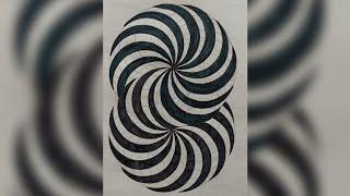 3d Pattern | Optical Illusion | Zentangle Pattern #shorts #youtubeshorts #shortvideo