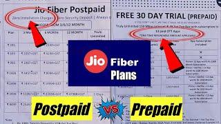 Jio Fiber POSTPAID Vs PREPAID Plans | हिन्दी Video | @SenseFriend