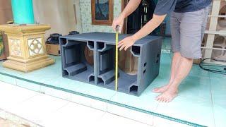 UKURAN & SKEMA BOX SPEAKER PLANAR BREWOG 15 INCH