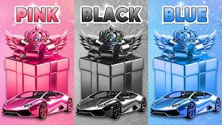 Choose Your Gift!  Pink, Black or Blue  How Lucky Are You?  Quiz Forest