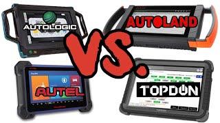 Scan tool shootout! Autologic Drive Pro vs Autoland iSCAN vs Topdon Phoenix Plus vs Autel IM608