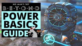 NO MAN'S SKY POWER TUTORIAL Part 1 - Basics! Fuel Reactor Solar Panels Proximity/Inverter Switchs