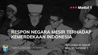 RESPON NEGARA MESIR TERHADAP KEMERDEKAAN INDONESIA