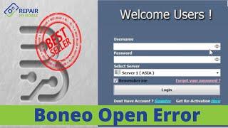 Borneo Open Error - 100 fix