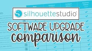 Silhouette Studio Software Upgrade Comparison