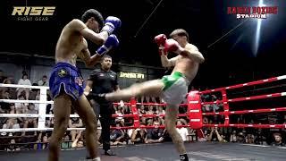  UK vs Thailand  | Explosive Muay Thai Battle with a Knockout Finish!