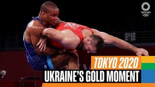 Ukraine's gold medal moment at #Tokyo2020 | Anthems