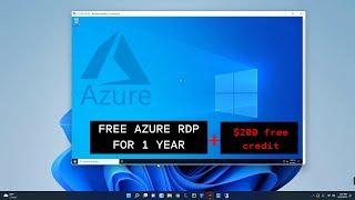 How to Create Microsoft Azure 12 Months FREE RDP Virtual Machine